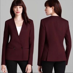 Theory Malyn maroon wool blazer
